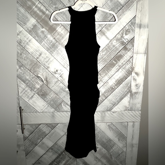 Michael Stars NWT Halter Midi Black dress soft cotton jersey stretch. - Picture 11 of 13
